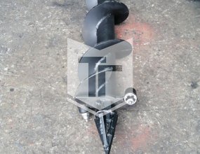 Шнек с абразивным пилотом D250mm L1200mm 75 внутренний квадрат